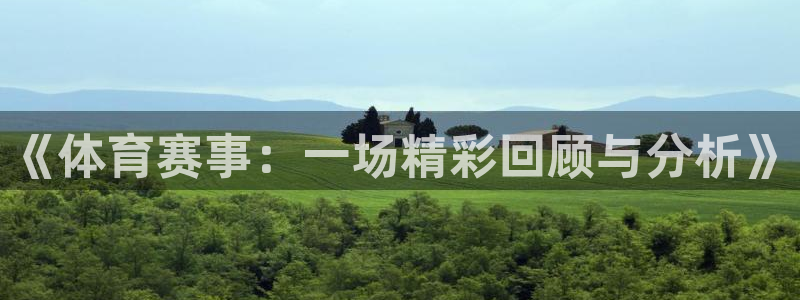 蓝鲸下载：《体育赛事：一场精彩回顾与分析》